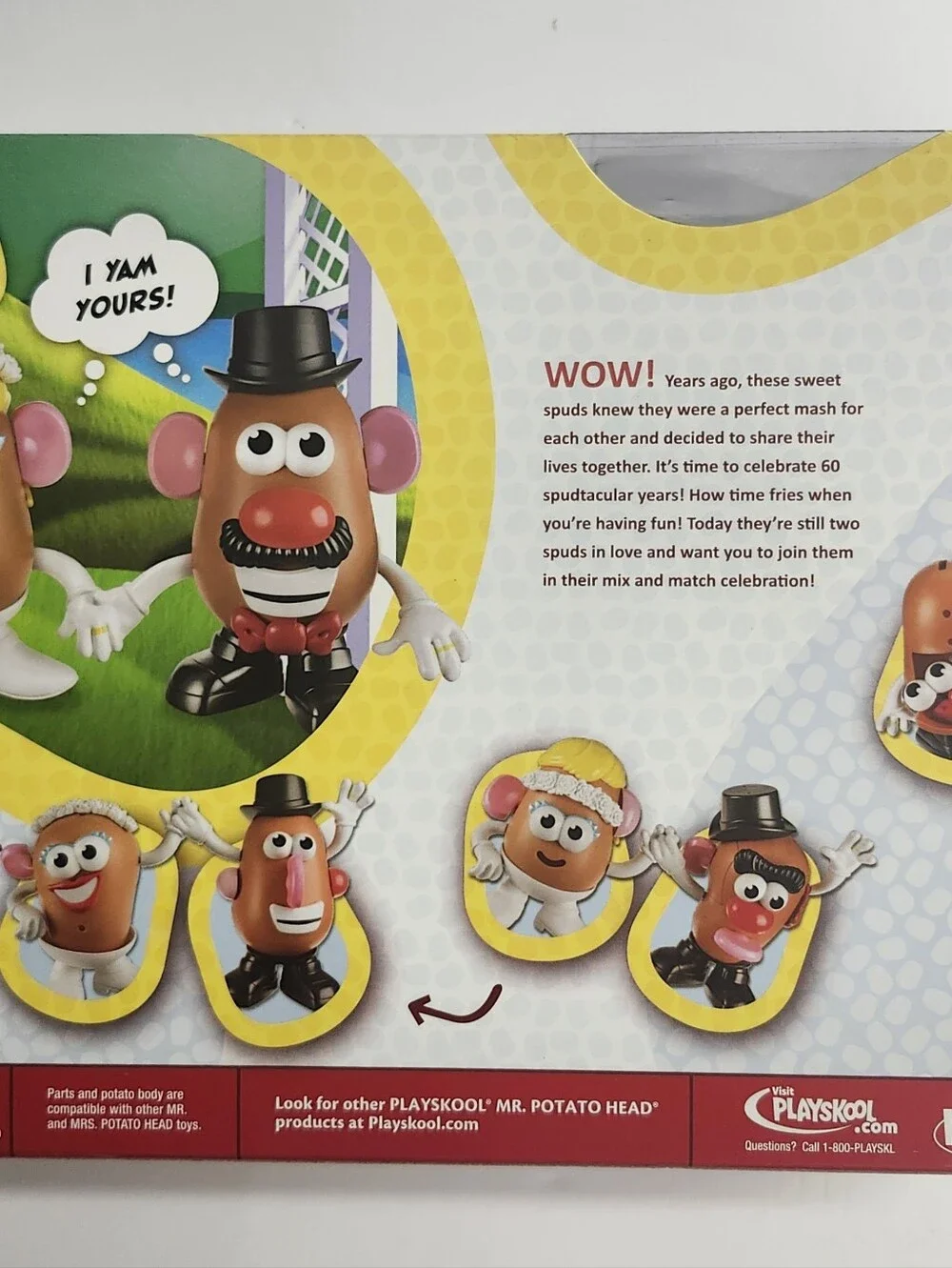 Playskool Mr. & Mrs. Potato Head Mashly in Love 60th Anniversary Set